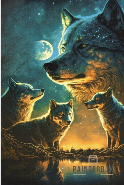Wolfsrudel by Bátor Gábor 200 Farben