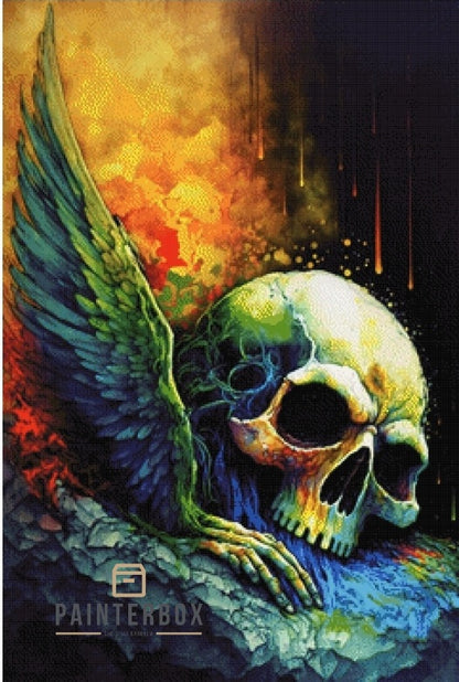 Angel Skull by Bátor Gábor 200 colors