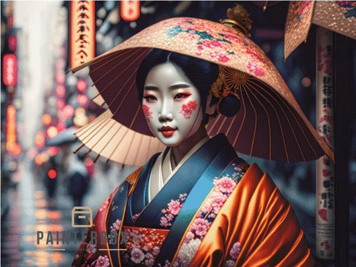 Beautiful Geisha by Mr. Clay - 300 colors
