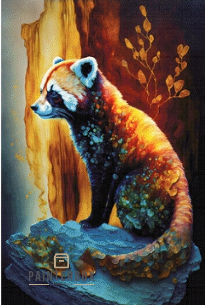 Red Panda by Bátor Gábor 250 colors