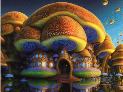 Mushroom House by Mr. Clay 250 colors