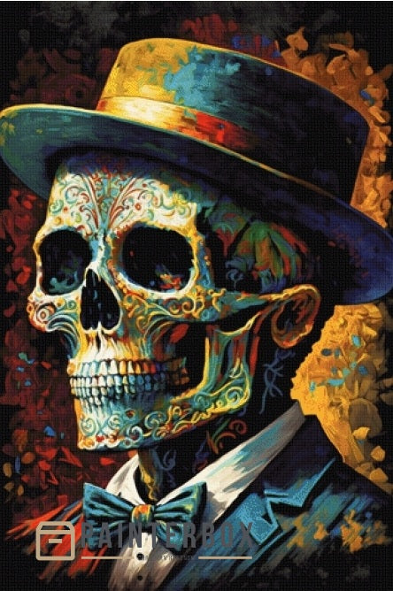 Gentleman Skull by Bátor Gábor 280 Farben