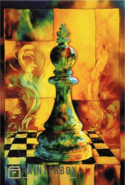 Orange Chess by Bátor Gábor 100 colors
