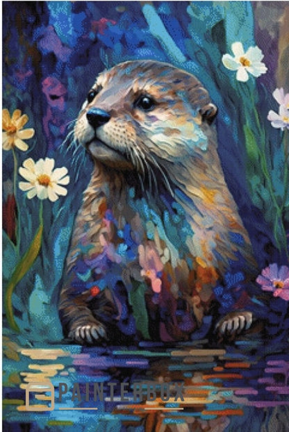 Blue Otter by Bátor Gábor 240 colors