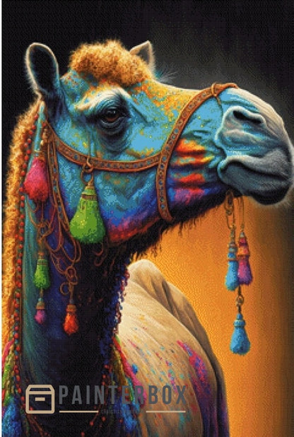 Camel Blue Face by Bátor Gábor 250 colors