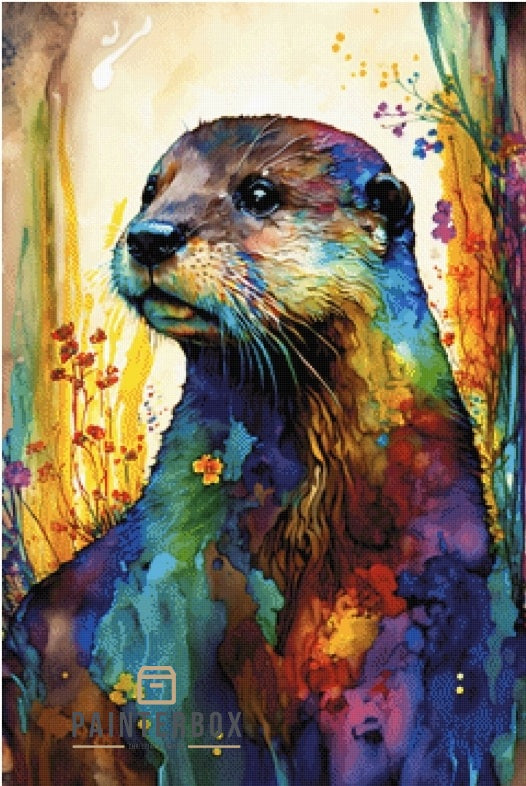 Splash Otter by Bátor Gábor 300 Farben