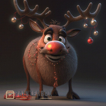 Christmas Moose by Catill - 180 colors