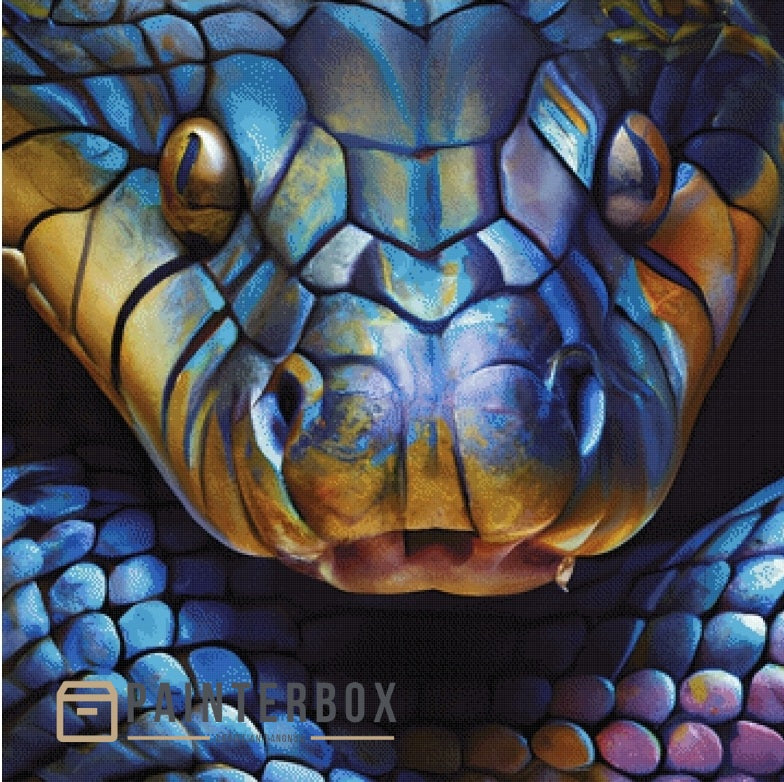 Snake Face by PiXXel Pics- 240 colors