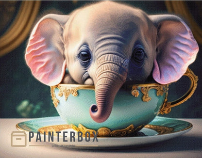 Cute Elephant by Mr. Clay - 250 Farben