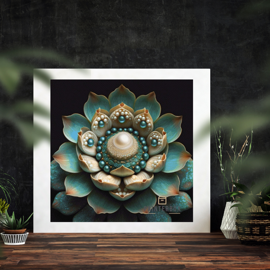 Lotus turquoise by Bátor Gábor 200 Farben