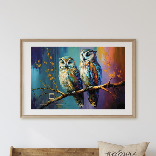 Owl Branch by Bátor Gábor 320 colors