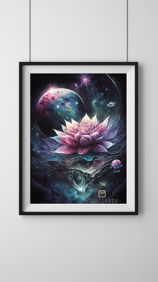 Peaceful Space Lotus by Bátor Gábor 165 Farben