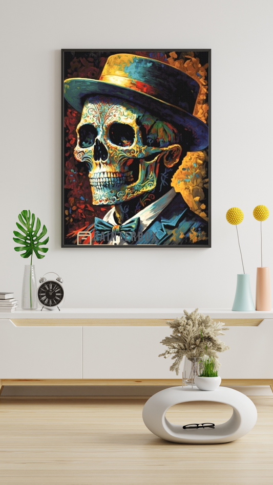 Gentleman Skull by Bátor Gábor 280 colors