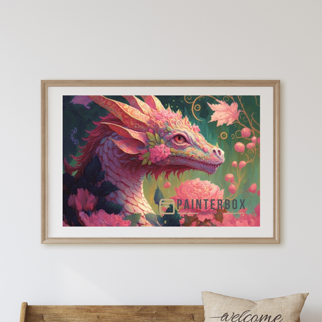 Pink dragon by Bátor Gábor 240 colors
